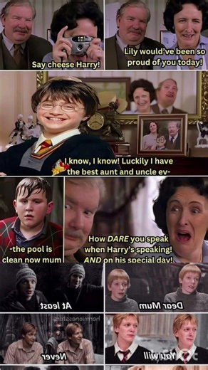 Title:When Harry Potter thinks he has the best family… but Petunia Dursley takes it personally 💀