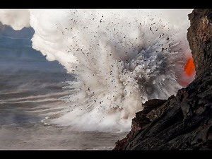 Molten Lava Meets the Sea ‪@DIGITAL-NECTAR‬