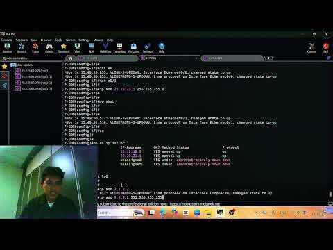 Building an basic MPLS based network