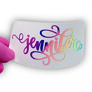 Make Your Own Personalized Name Sticker | Custom Vinyl Stickers | Weather Resistant | Tumbler, Laptop, Car, Window, Mirror, Notebooks, Mugs, and more!