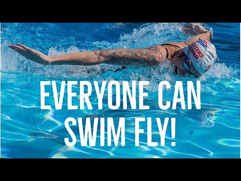 Easy Way to Swim Butterfly! Hint: Breathe to the Side