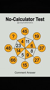 No Calculator Math Puzzle Test Challenge 🧠💪💯👍🙏 #calculator #no #mathtest #maths #puzzlechallenge | Crazy Mathematics
