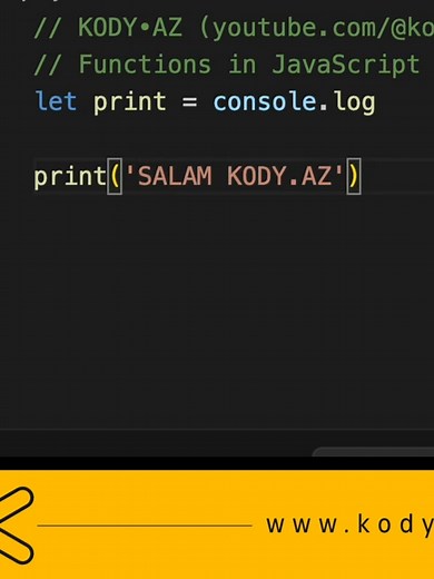 👨🏻‍💻🤓 JavaScript Functions #kody_az #kodyaz #javascript #programming #coder #function #azerbaijan #azerbaycan #online #kurs #kurslar #course #keşfett #kesfet #keşfetteyizzz #kesfet