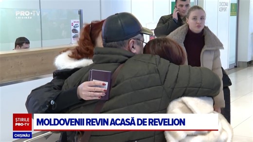 După ani de dor, acasă de Revelion: moldovenii din diasporă revin la Chișinău pentru sărbători, iar aeroportul se umple de emoții și zâmbete - VIDEO | ProTV Chişinău