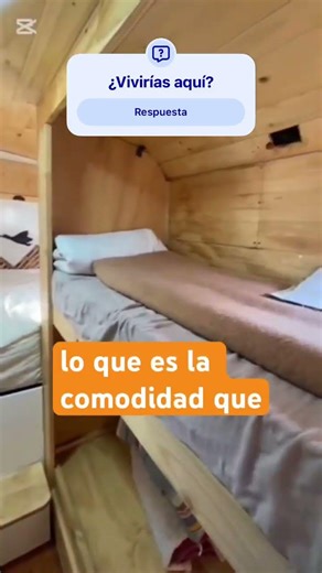 ¿Vivirias en un MINI BUS? 🚌✨ #shorts