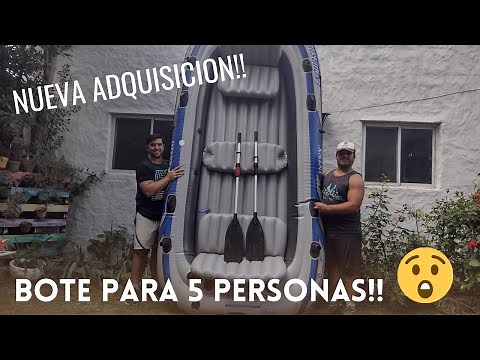 REVIEW BOTE INFLABLE INTEX EXCURSION 5 EN ESPAÑOL.