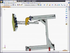 TopSolid 7 mechanical simulation with dynamic motion