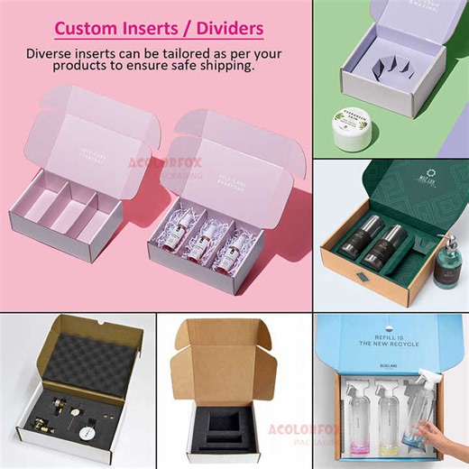 Recyclable Cardboard Boxes for Cosmetic Lash Packaging Corrugated Pink Mailer Shipping Box With Custom Logo
