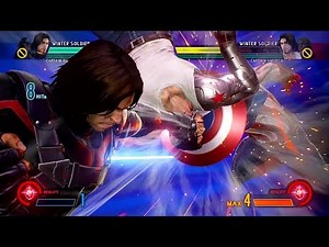 Marvel vs Capcom Infinite - All Winter Soldier Hyper Combos