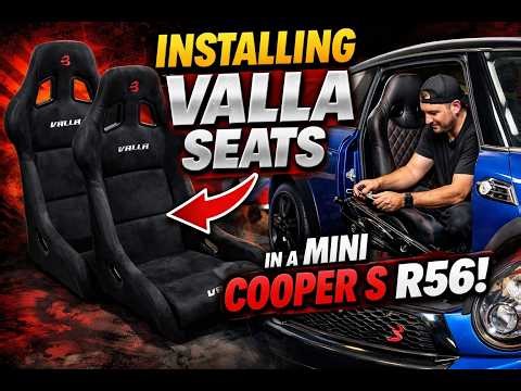 Mini R56 Barbarian Fixed Back Bucket Seat Install