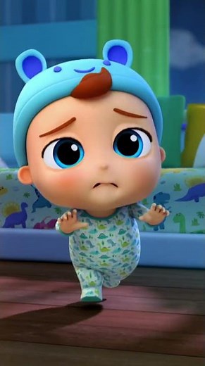 🌙 Oh No, a Bad Dream! Baby John Needs a Hug! 🧸✨ | Little Angel #kidssongs #babyjohn