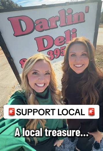 It feels like you’re sitting down to a home-cooked meal… and those are getting harder to find. 🥹♥️Darlin’ Deli is one of those hidden gems that reminds you why supporting local actually matters. @Marissa Jean Johnson opened up this amazing place just a year ago in Piedmont, SC. She’s open 7 days a week, has incredible service, and food that tastes like someone really cared making it — the chicken salad, the pimento cheese, and don’t even get me started on the desserts. 🍌 While we were there so