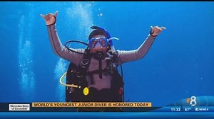 Local 12-year-old honored as youngest Junior Master Scuba Diver