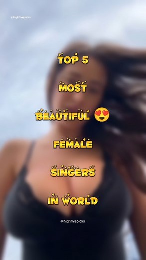 482 reactions · 11 shares | Top 5 Most Beautiful  Female Singers In World | Top 5 | . . . #top5 #mostbeautiful #femalesinger #beautifulwomen #highfivepicks #viralreels | Highfive Picks | Facebook