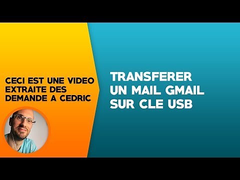 Transfer a Gmail email to a USB key