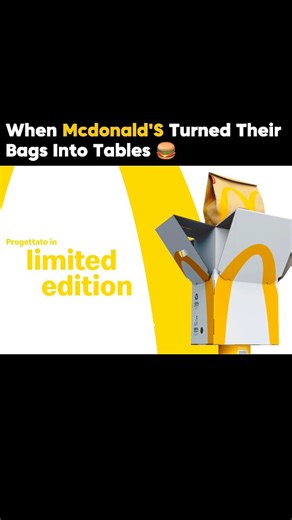 Millionairess Legacy™ | Luxury | Motivation on Instagram: "McDonald’s just turned their bag into a table! 🍔✨ Ever had a burger and nowhere to place it? McDonald’s Italy solved that problem — by designing a takeout bag that folds into a portable mini table. 🤯🍟 That’s not just smart packaging… it’s brilliant marketing. Turning an everyday struggle into a genius brand experience 👏 Innovation isn’t always about tech — sometimes, it’s about thinking differently. 💡 What do you think — marketing g