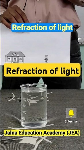 refraction of light | refraction | demo of refraction of light #refraction