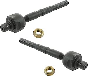 TRQ Front Inner Tie Rod Set 2 Piece Compatible with 2003-2009 Kia Sorento