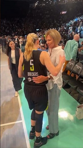 ❤️ Paige Bueckers & UConn Huskies coach Chris Dailey postgame | Dallas Wings WNBA women's basketball