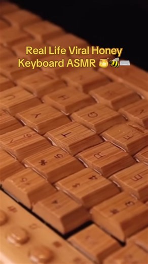Experiencing Honey Keyboard ASMR Sounds