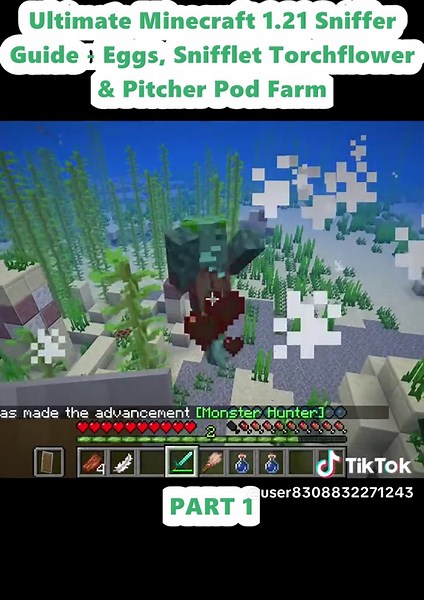 Guía Definitiva del Sniffer en Minecraft 1.21