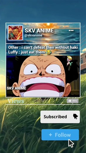 Luffy's solution to fighting without Haki? JUST EAT THEM! 😂