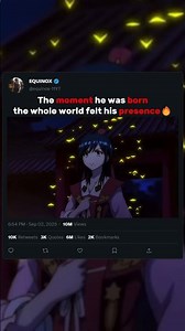 Bro's aura when he was born 🥶 #animeedit #anime