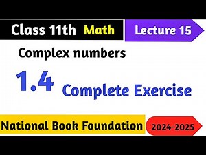 Class 11 Maths Chapter 1 Exercise 1.4 Complete | Exercise 1.4 NBF | Lecturer asad ali