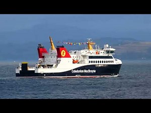 New CalMac ferry Isle of Islay arrival in Scotland