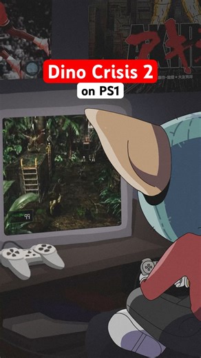 It’s 2000 & you’re playing Dino Crisis 2 on PS1 🦖 #dinocrisis #nostalgia #animation #ps1