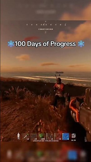 "100 Days in Rust🔥❄️" rust console edition #rust #rustconsole #videogames