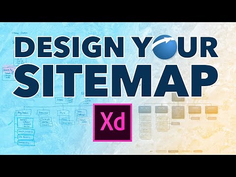 DESIGN a Website SITEMAP in Adobe Xd // Web Design Process