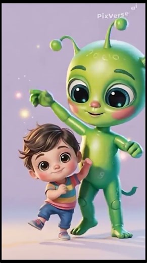 Watch This Adorable Alien Steal the Show 👽🌈 #dance #shorts #wholesome