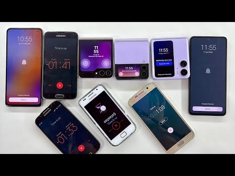 Timer and Alarm Clock Samsung Z Flip, Galaxy S Plus, S4, S5, S7, Xiaomi Redmi, OPPO Find Flip