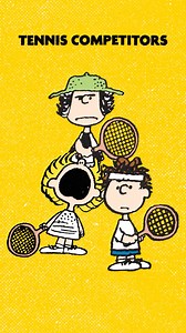 160K views · 3.9K reactions | It's tennis time! Let's get to know some of the tennis competitors of the Peanuts gang #Snoopy75 | Snoopy | Facebook