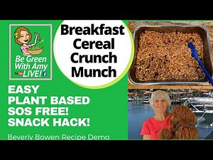 Plant Based Breakfast Cereal! SOS Free! Snacking, Hiking, Crunching, Camping, Munching!🥣