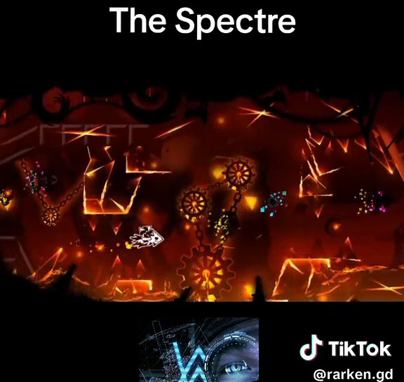 Gameplay of Avernus X The Spectre in Geometry Dash