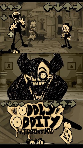 FNF: Ink Street | Part 1 "Oddly oddity" #fnf #fnfmod