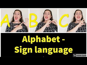 British sign language (BSL) Alphabet