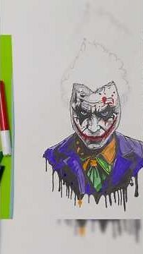 HOW TO DRAW THE JOKER TUTORIALS
