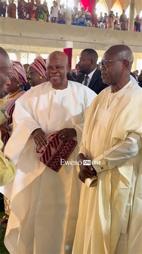 Ẹ̀wẹ̀só Platform For Culture | Presence of Former Governor of Ogun State, Sen.Ibikunle Amosun at the funeral service of Chief (Mrs.) Lucia Onabowale Onabanjo, wife of... | Instagram