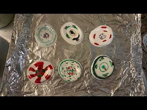 Melted Cup Ornaments