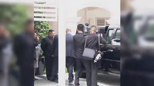 Trump shows off 'The Beast' limo to Kim