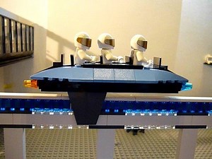 LEGO Monorail that really levitates! (MagLev)