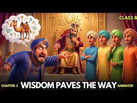 Wisdom Paves the Way | Class 8 English | Full Explanation in Hindi | Animated | Chapter 3