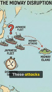 Japan attacked Midway at dawn. America fired back, but it looked like a total loss. Bombers missed, fighters were shredded... Then, chaos. Japan's timing shattered, decks clogged, and a 5-minute window opened that changed the war. Subscribe for the next part of the story #Midway #NavalHistory #WWII #PacificTheater #MilitaryHistory | Lazy Dog Media