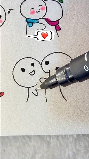 ❤️ #Let's draw #Cute #art #cute #drawing