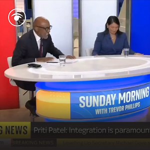 27K views · 229 reactions | Trevor Phillips burst into a fit of uncontrollable laughter after wrapping up his interview with Priti Patel on Sky News  | The London Economic | Facebook