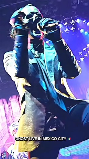 Ghost live in Mexico City via Ghoulbangers Ball! What incredible energy from the Mexican fans 🔥🔥🔥 Follow @ghuleh.of.the.north for more epic Ghost moments #skeletour #ghost #papav #papavperpetua | Ghost Fan Page • Ghuleh of the North
