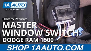 How to Replace Master Window Switch 1994-2002 Dodge Ram 1500